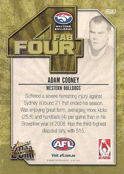 2011 Select AFL Champions - Fab Four Gold #FFG67 Adam Cooney Back